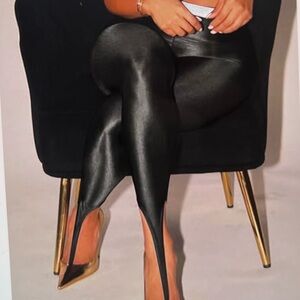 Black Shiny Leggings